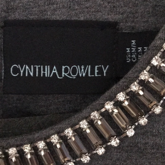 NWOT Cynthia Rowley Rhinestone Embellished Top - Picture 6 of 8